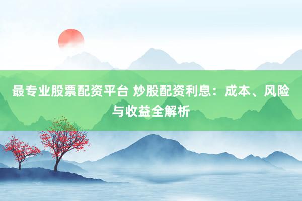 最专业股票配资平台 炒股配资利息：成本、风险与收益全解析