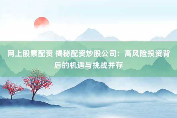 网上股票配资 揭秘配资炒股公司：高风险投资背后的机遇与挑战并存