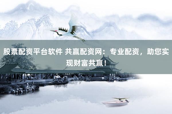 股票配资平台软件 共赢配资网：专业配资，助您实现财富共赢！